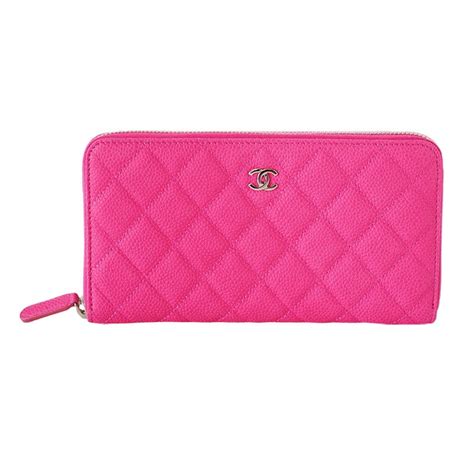 hot pink chanel wallet|chanel wallet original price.